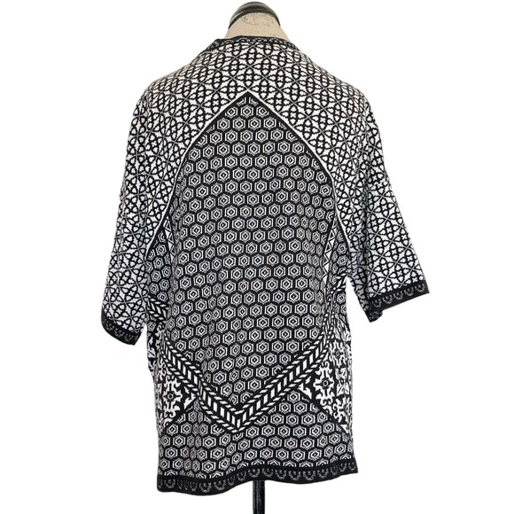 Atmosphere Womens Sweater Cardigan Open Front Short Sleeve Knit Size Medium - Picture 2 of 13